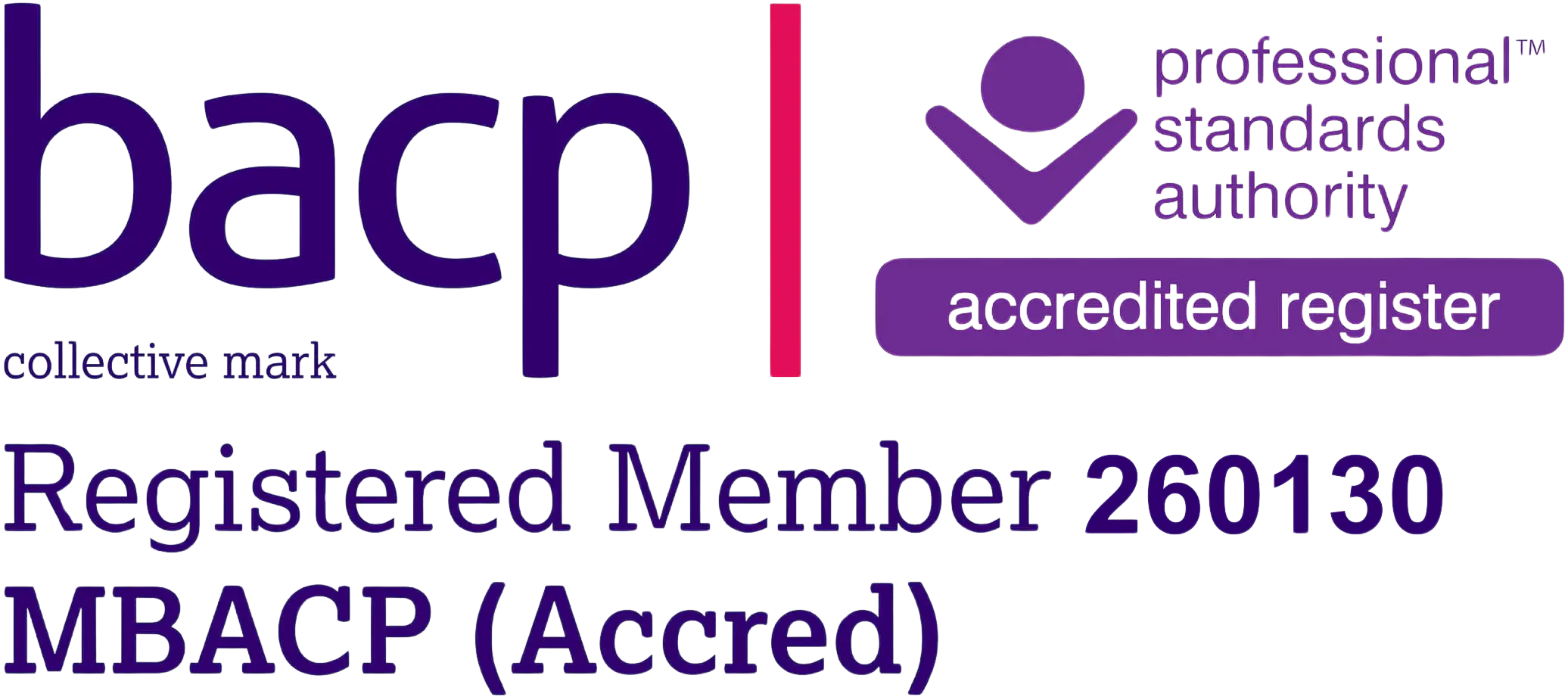 BACP Accredited Member logo
